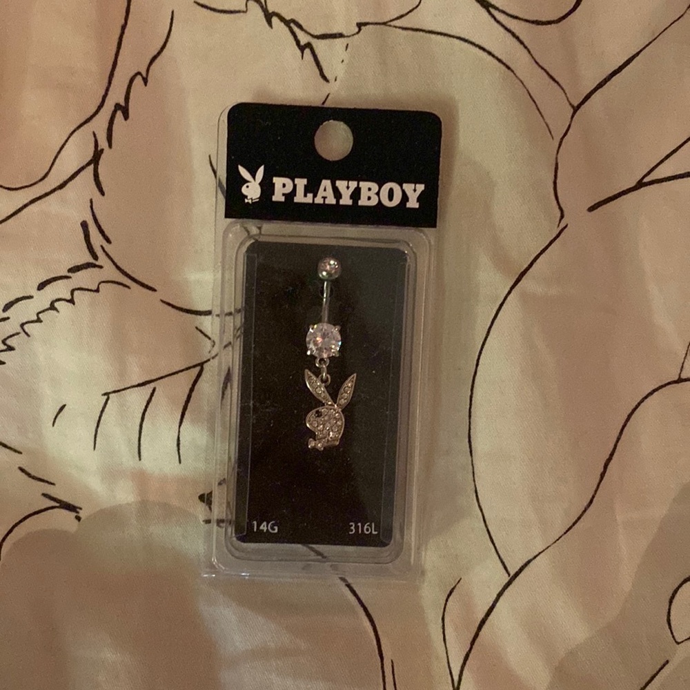 brand new play boy belly ring